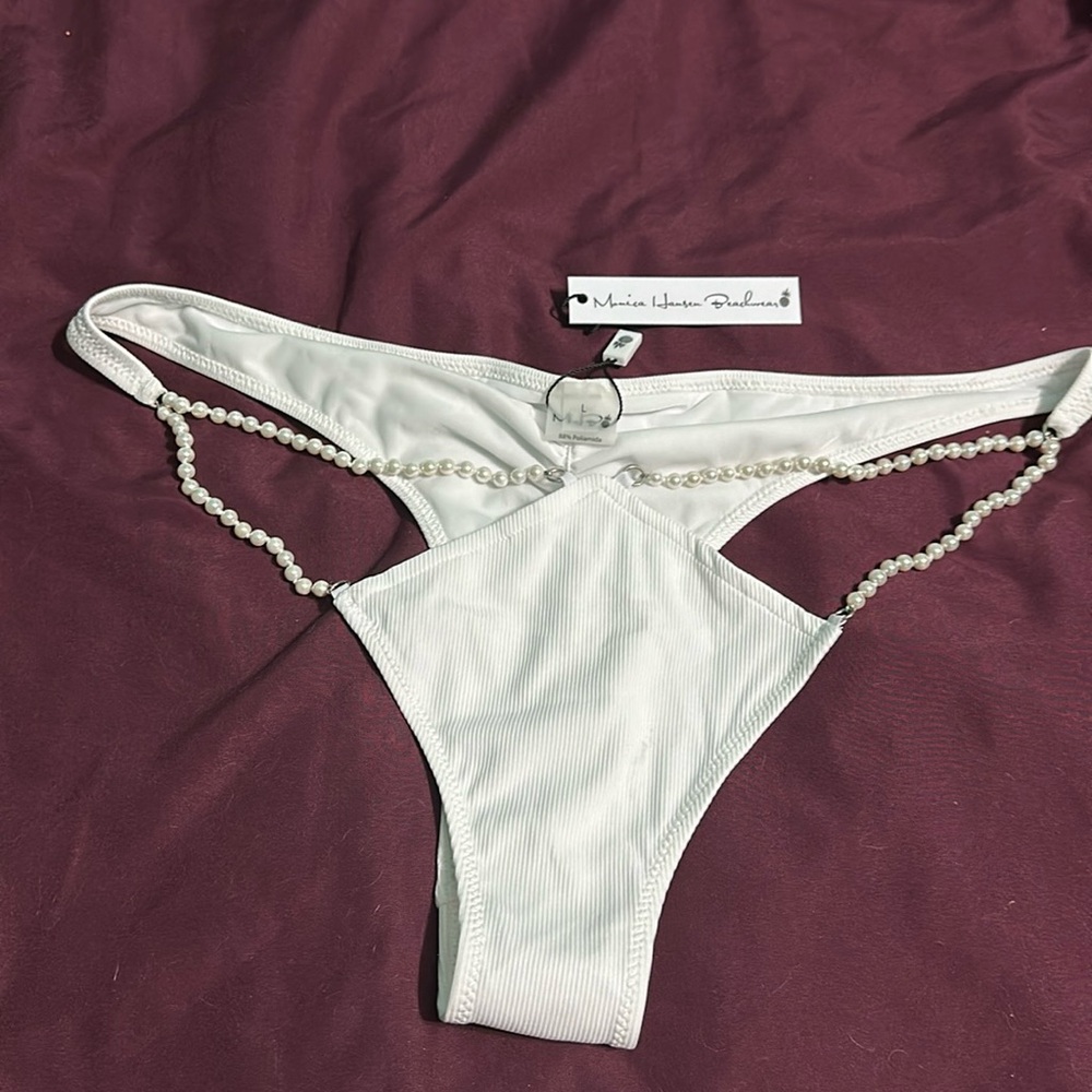 Monica Hansen beachwear bottoms size large new with tags